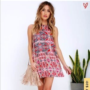 Lulu’s print swing dress